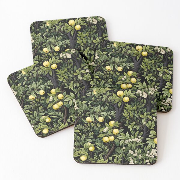 Item preview, Autumn Harvest is around the corner—getting ready to change their color. Apples are growing bigger, forming an early autumn pattern in the orchard. Very relieved and happy farmers designed and sold by ignasirus.
