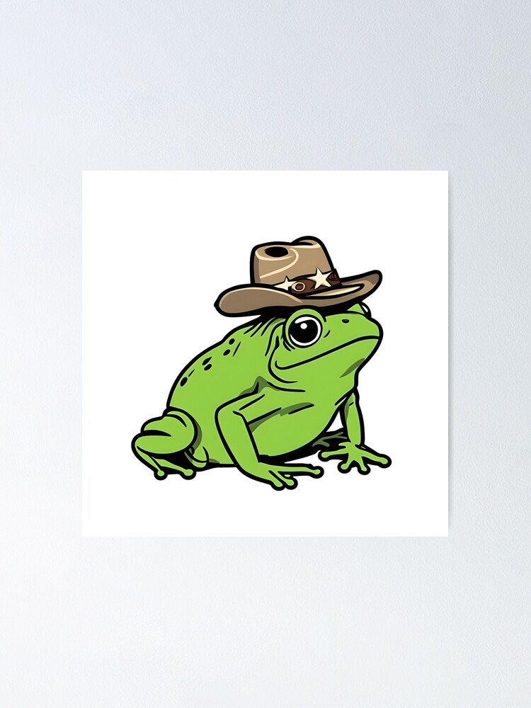 Frog with a Cowboy Hat