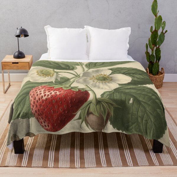 Item preview, A Vintage Botanical Sketch of Strawberries  designed and sold by Sketch-Shack.