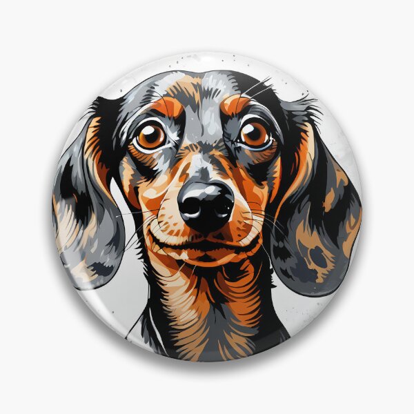 Item preview, spotted dachshund designed and sold by TaevasDesign.