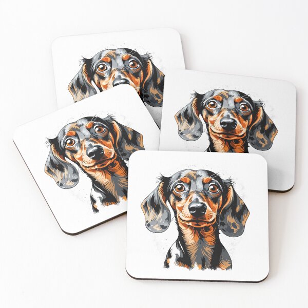 Item preview, spotted dachshund designed and sold by TaevasDesign.