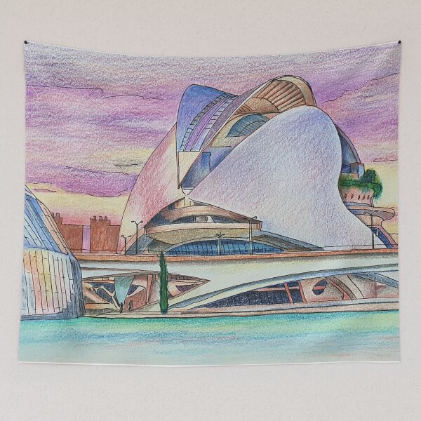 Item preview, City of Arts and Sciences. Ciudad de las Artes y las Ciencias. Valencia. Spain designed and sold by Tereza Pilar  Art.
