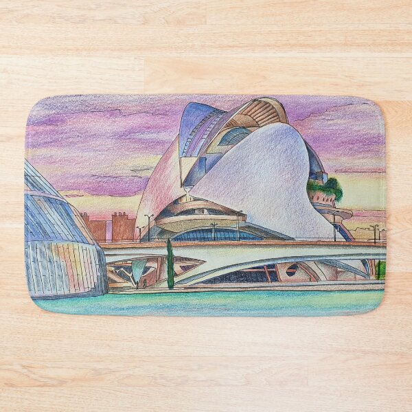 Item preview, City of Arts and Sciences. Ciudad de las Artes y las Ciencias. Valencia. Spain designed and sold by Tereza Pilar  Art.