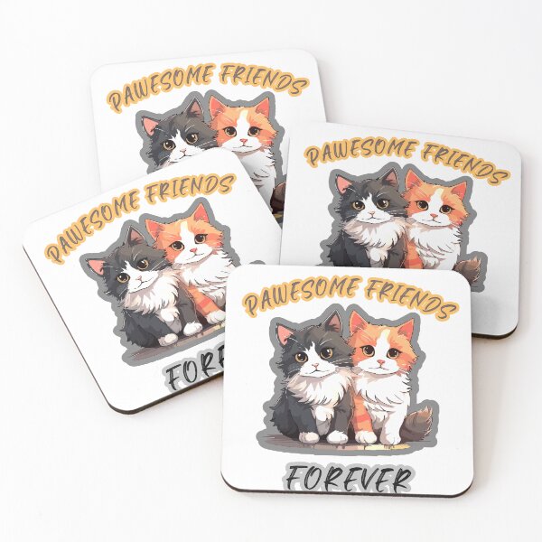 Item preview, cute, pawesome kitten friends designed and sold by PTB Art Design.