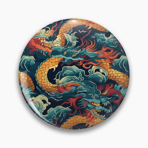 Item preview, Traditional Chinese Dragon Pattern - Gift for China Lover designed and sold by AITeeGenius.