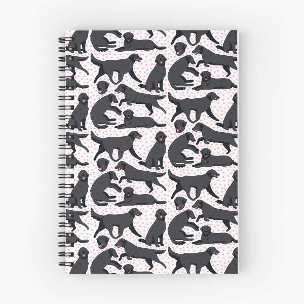 Item preview, Flat Coated Retriever dog pattern  designed and sold by Yaragold.