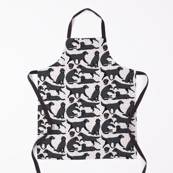 Item preview, Flat Coated Retriever dog pattern  designed and sold by Yaragold.