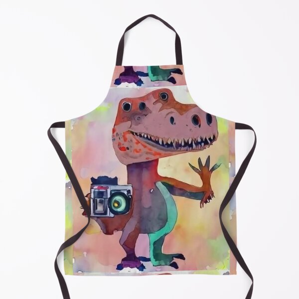 Item preview, Funny T-rex Dinosaur Photographer with Camera Art designed and sold by Nature's Fancy.