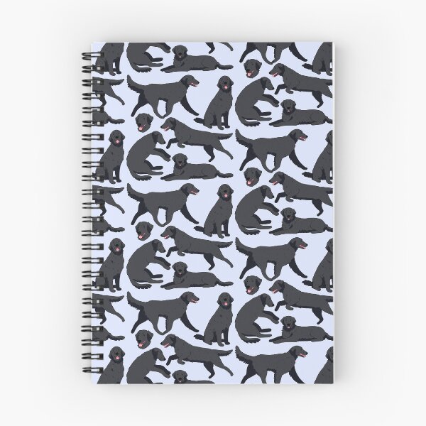 Item preview, Flat Coated Retriever dog pattern  designed and sold by Yaragold.