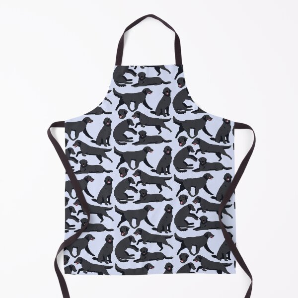 Item preview, Flat Coated Retriever dog pattern designed and sold by Yaragold.