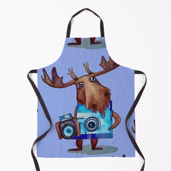 Item preview, Funny Moose Photographer with Camera Art designed and sold by Nature's Fancy.