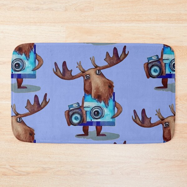 Item preview, Funny Moose Photographer with Camera Art designed and sold by Nature's Fancy.
