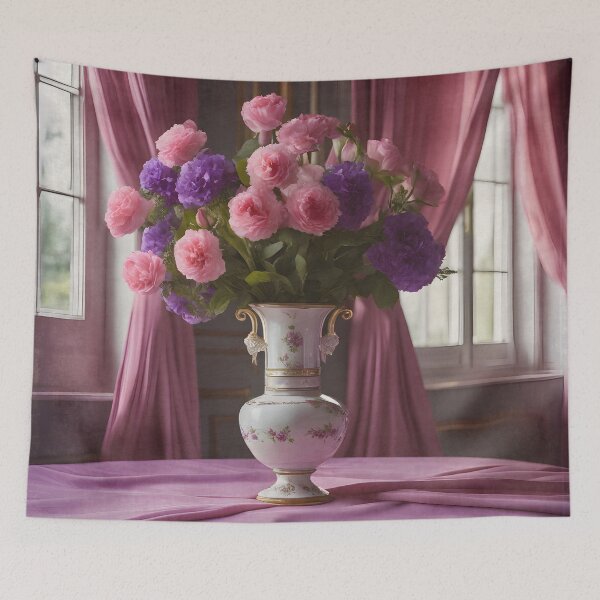 Item preview, Beautiful Pink and Purple Flowers designed and sold by Tau Tia L Douglass.