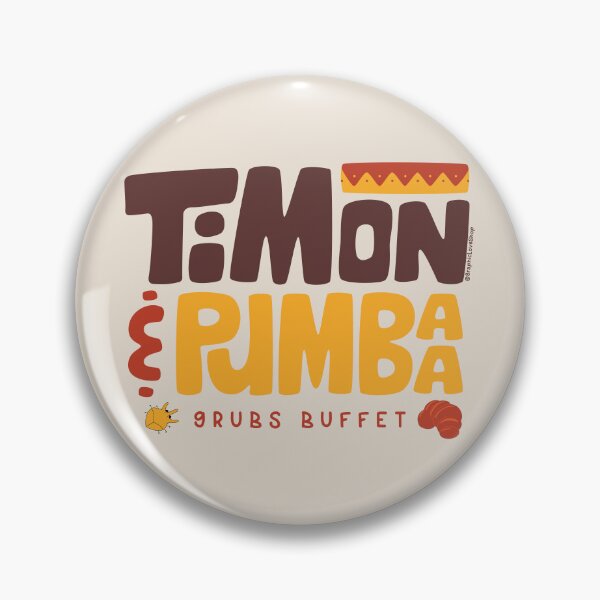 Item preview, Timon & Pumbaa Grubs Buffet Logo © GraphicLoveShop designed and sold by Graphic Love Shop.