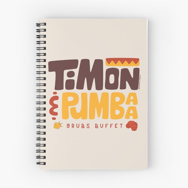 Item preview, Timon & Pumbaa Grubs Buffet Logo © GraphicLoveShop designed and sold by Graphic Love Shop.