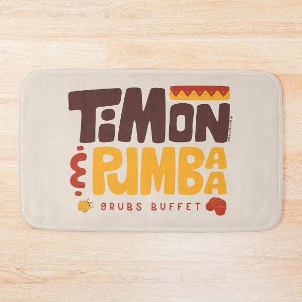 Item preview, Timon & Pumbaa Grubs Buffet Logo © GraphicLoveShop designed and sold by Graphic Love Shop.