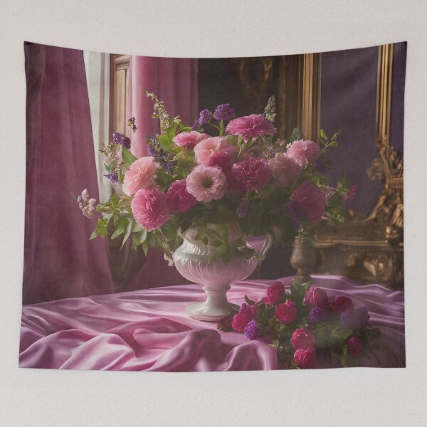 Item preview, Beautiful Pink and Purple Flowers designed and sold by Tau Tia L Douglass.
