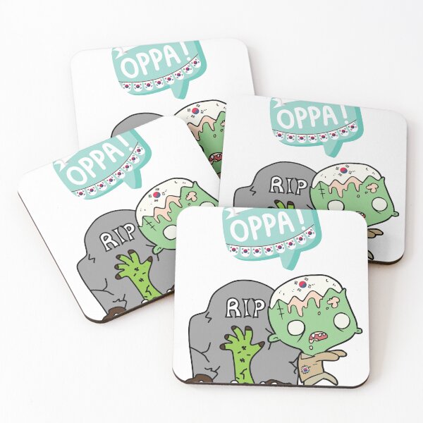 Item preview, The Korean Zombie Limited Illustration Edition Oppa! RIP Halloween Gift Theme Evergreen  designed and sold by 3dozecreations.