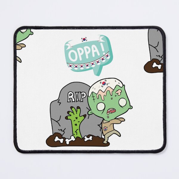 Item preview, The Korean Zombie Limited Illustration Edition Oppa! RIP Halloween Gift Theme Evergreen  designed and sold by 3dozecreations.