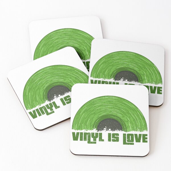 Item preview, Green Vinyl is Love  designed and sold by animinimal.