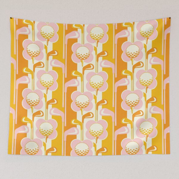 Item preview, Putt-ercup Par-tee - pink and orange designed and sold by Perrin Le Feuvre.
