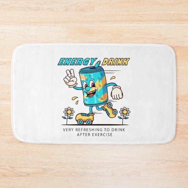 Item preview, Energy drinks. Cartoon mascots, drink cans playing roller skates designed and sold by Kevyn Adha.