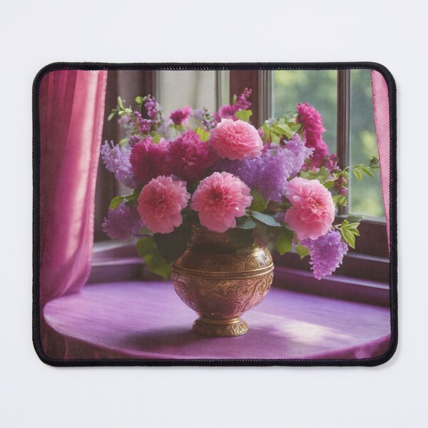 Item preview, Beautiful Pink and Purple Flowers designed and sold by Tau Tia L Douglass.