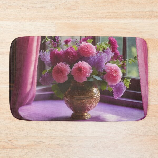 Item preview, Beautiful Pink and Purple Flowers designed and sold by Tau Tia L Douglass.