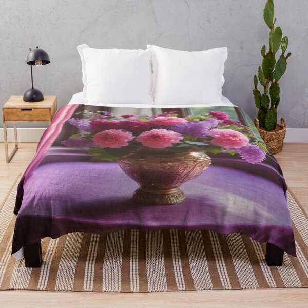 Item preview, Beautiful Pink and Purple Flowers designed and sold by Tau Tia L Douglass.