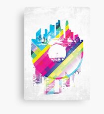Urban Vinyl Canvas Print