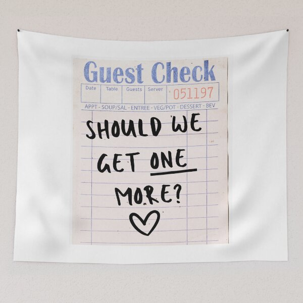 Item preview, One More Drink Guest Check designed and sold by eatmorekail.