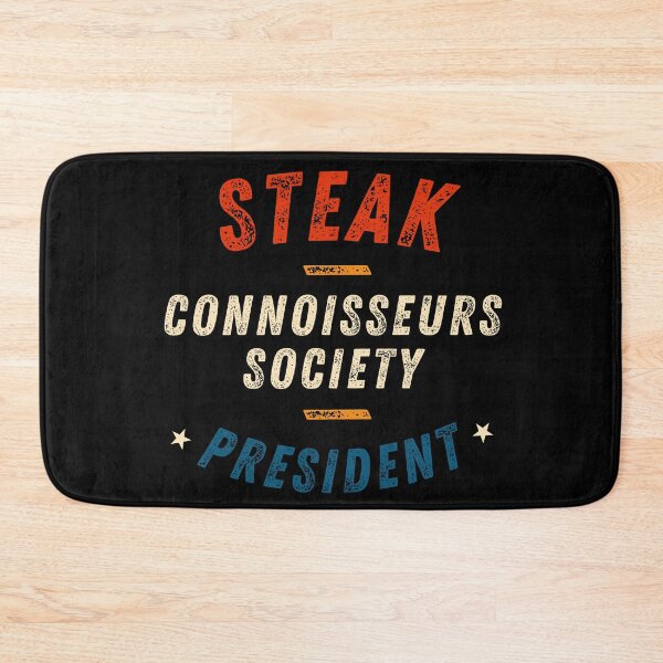 Item preview, Steak Connoisseurs Society President designed and sold by WhitepaperStyle.