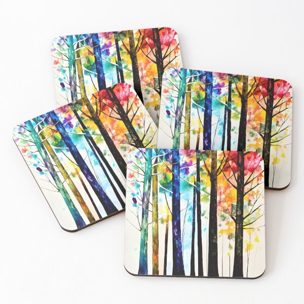 Item preview, Trees Abstract Watercolor designed and sold by dcreagraph.