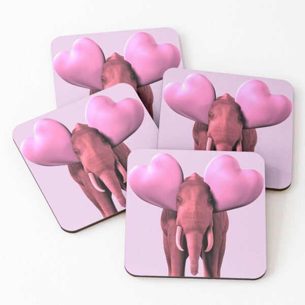 Item preview, Romantic Pink Elephant designed and sold by Mythos57.
