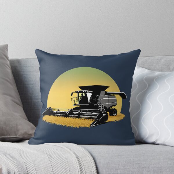 Artikelvorschau, Mähdrescher Silhouette Landwirtschaft Sonnenuntergang entworfen und verkauft von TaevasDesign.