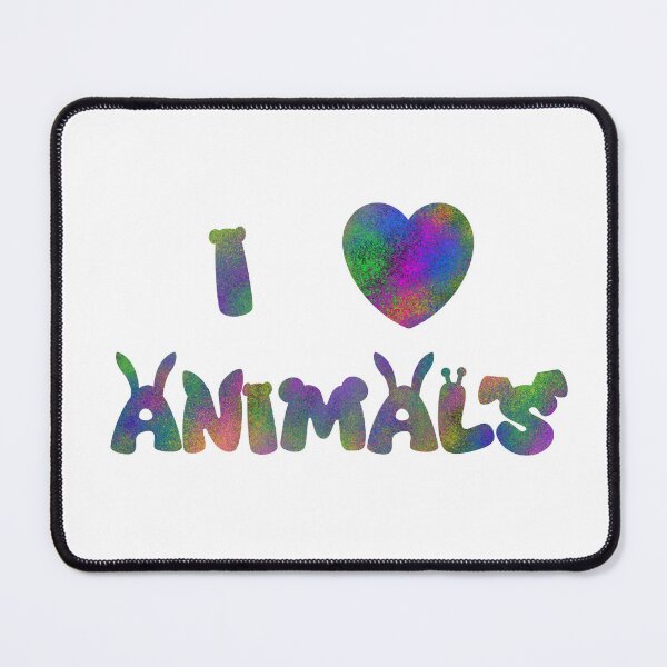 Item preview, I Love Animals (sparkle) designed and sold by WatershipBound.