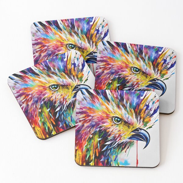 Item preview, Bird Abstract Watercolor Painting designed and sold by dcreagraph.