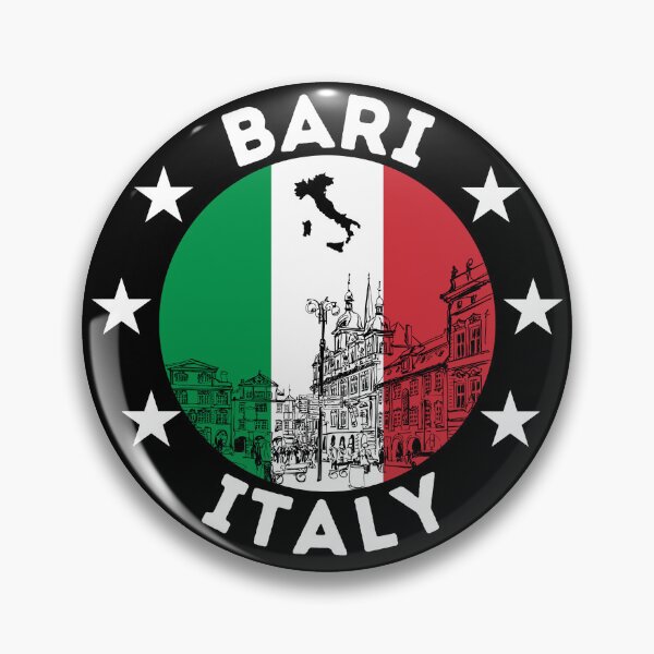 Item preview, Bari City Skyline, Italian Flag designed and sold by Travelers Verse.