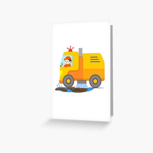 Item preview, Road Sweeper Truck Cleaning Street designed and sold by samshirts.