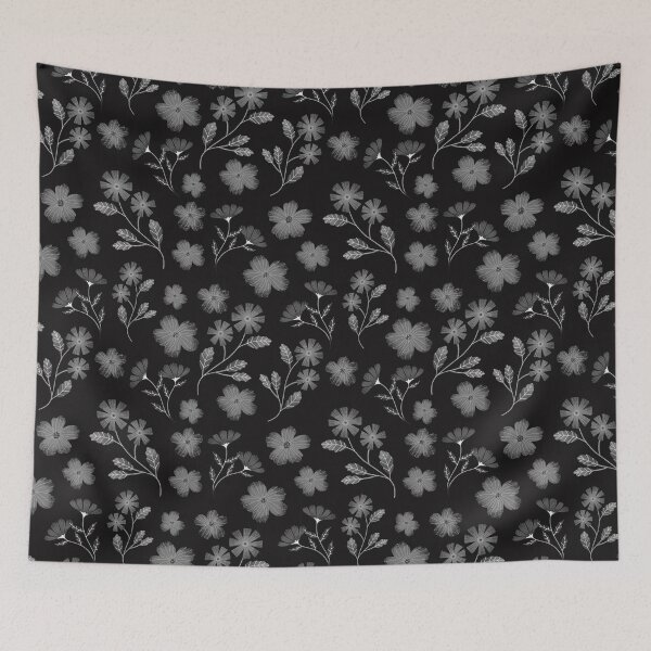 Item preview, Flowers on black designed and sold by pinkyfish1010.