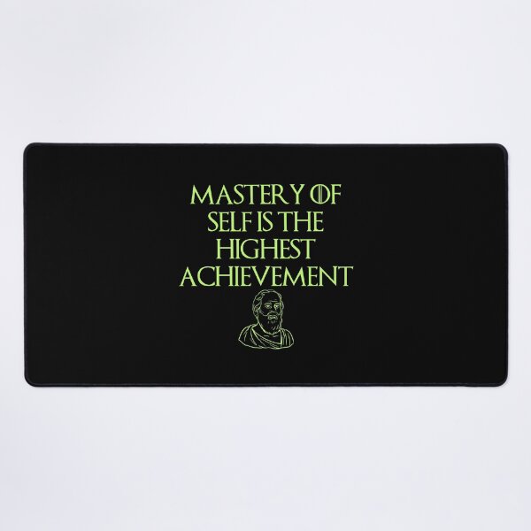 Item preview, Mastery of Self Stoic Philosophic Quote designed and sold by OurPhilosophy.