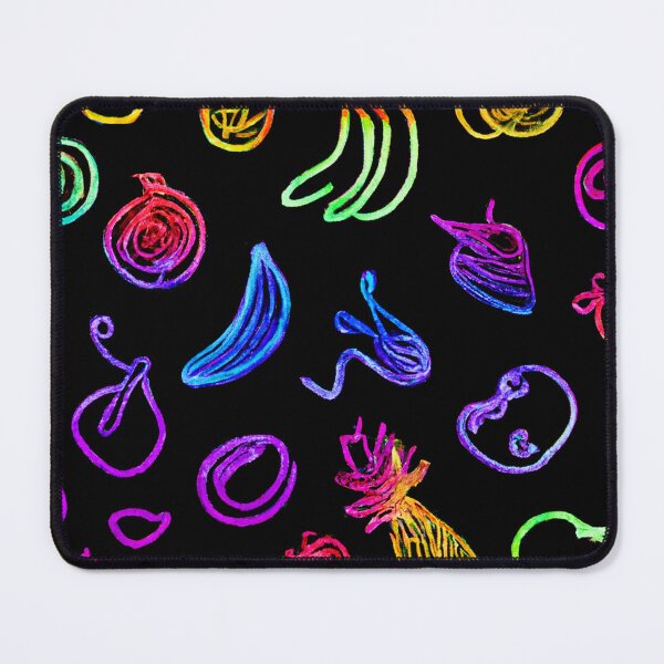 Item preview, Luminous Fruit Neon Pattern designed and sold by Health And Fitness Posts e-Store.