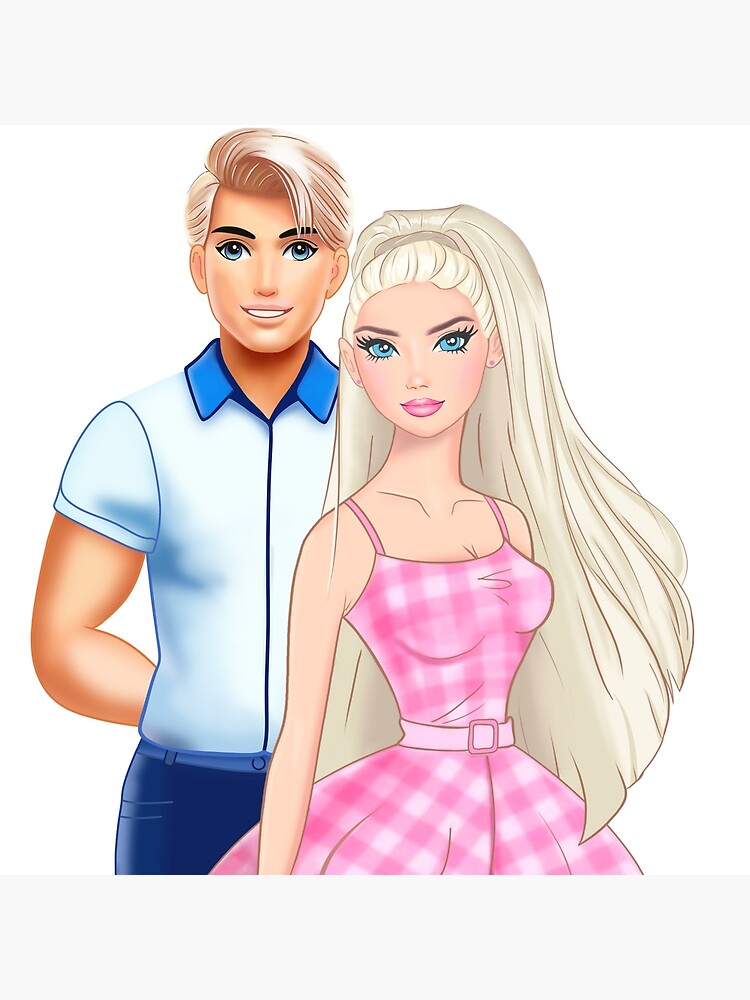 Ken and barbie art online