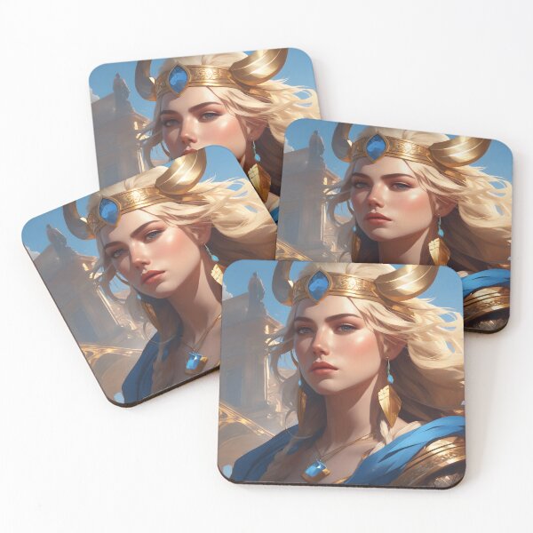 Item preview, Norse Queen, Gemstone-Crowned Monarch designed and sold by designsbyflo.