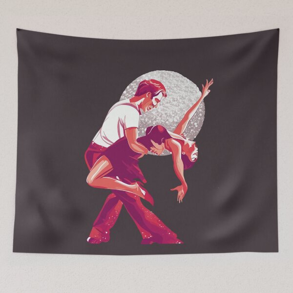 Item preview, Strictly Salsa Couple Dancing With Glitter Ball designed and sold by taiche.