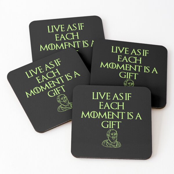 Item preview, Live as if Each Moment is a Gift Quote designed and sold by OurPhilosophy.