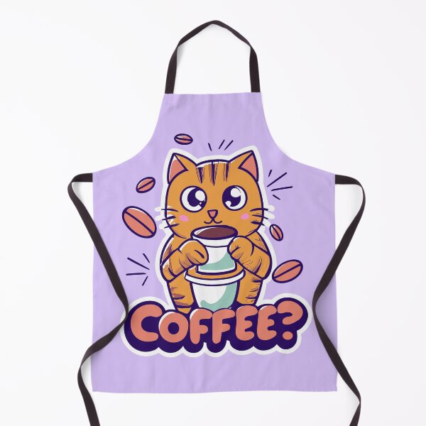 Item preview, Coffee? Cute little cat asking to drink coffee designed and sold by CooffeeeOrTeaaa.