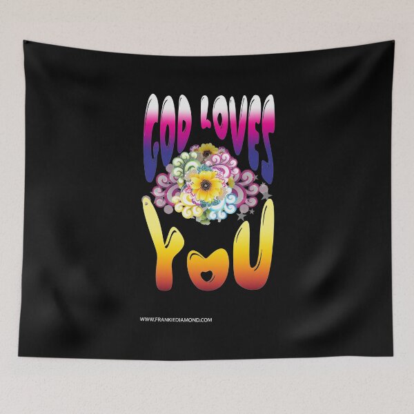 Item preview, God Loves You designed and sold by FrankieDiamond.