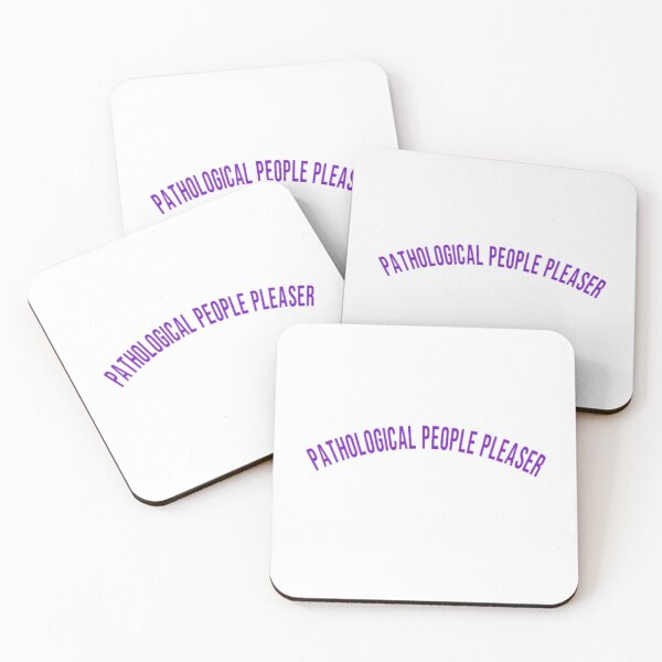 Item preview, pathological people pleaser purple curved designed and sold by bluemirrorball.