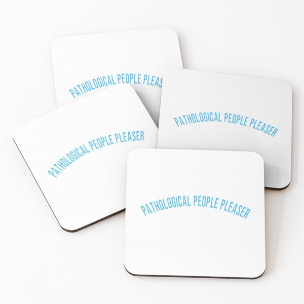 Item preview, pathological people pleaser blue curved designed and sold by bluemirrorball.